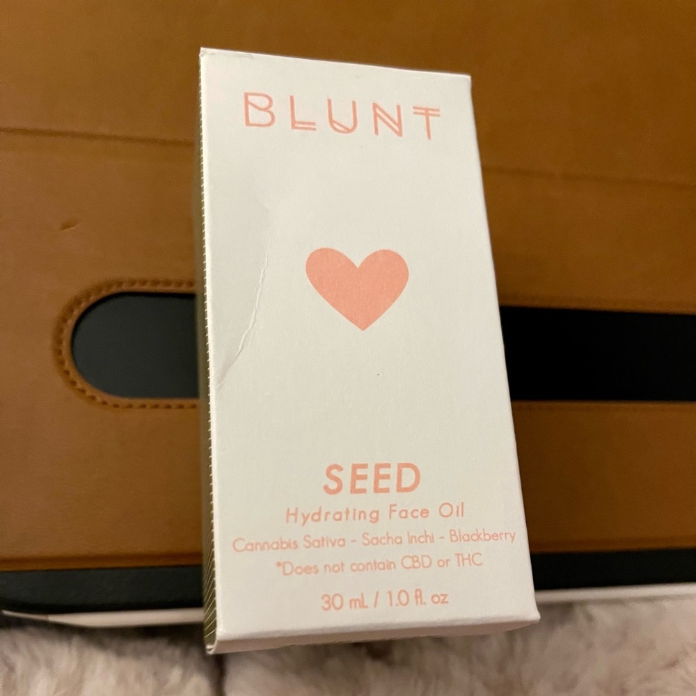 Blunt Skincare Hemp Seed Hydrating Face Oil NEW